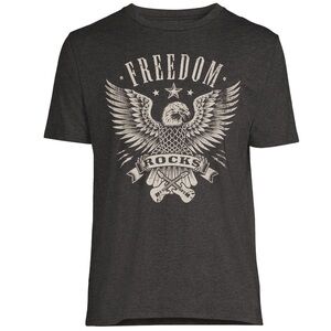 Men's Americana USA Tee, Short Sleeve Graphic Shirt, Size S